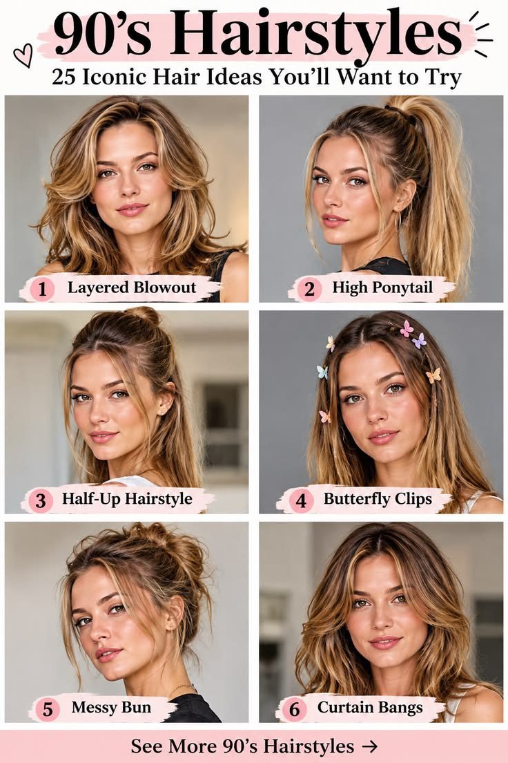 Top 90s Hairstyles for Curly