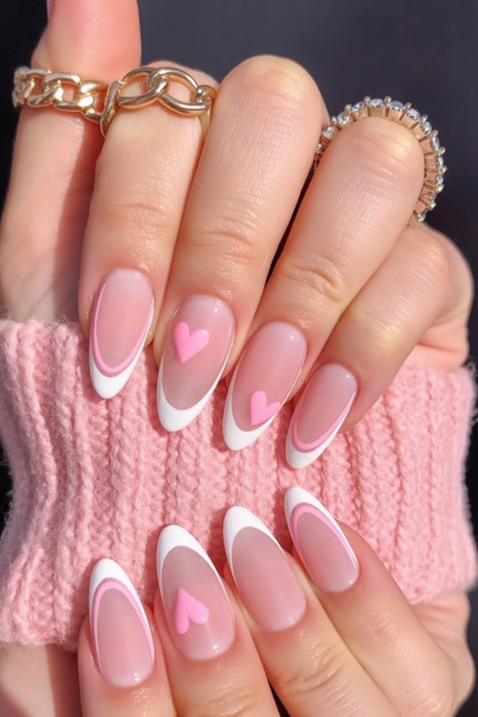 Pink Valentine Nails 2026