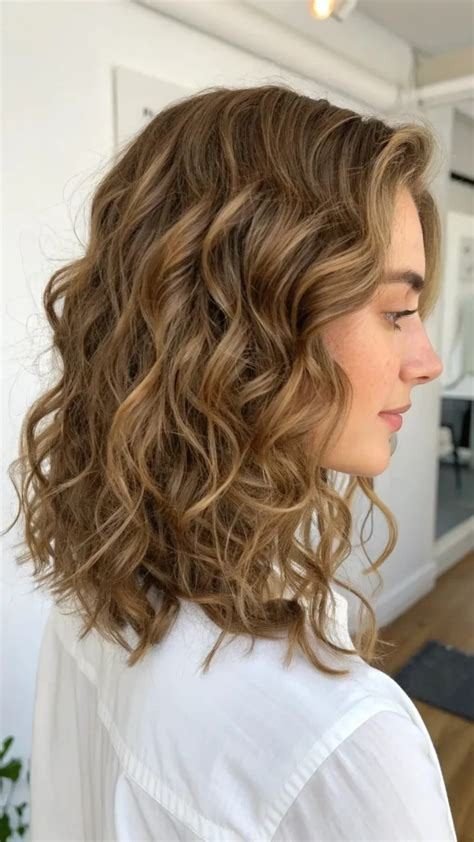 Curled Bob With Soft Waves