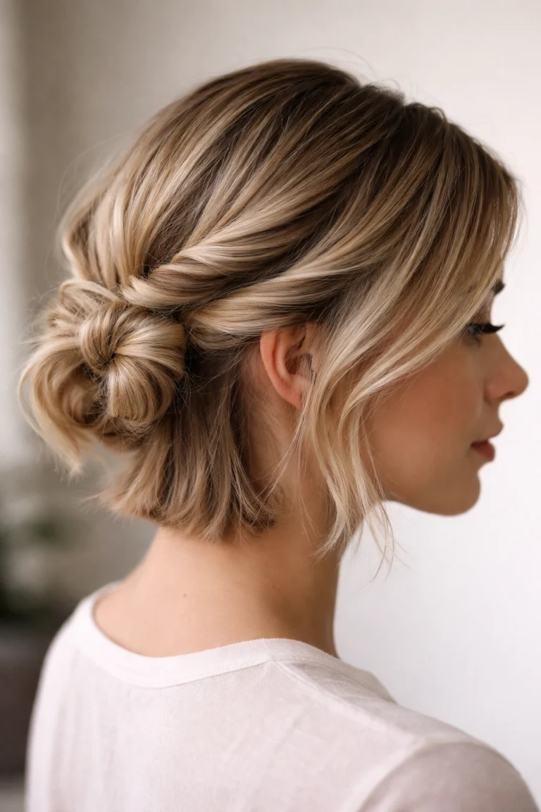 Twisted Side Updo