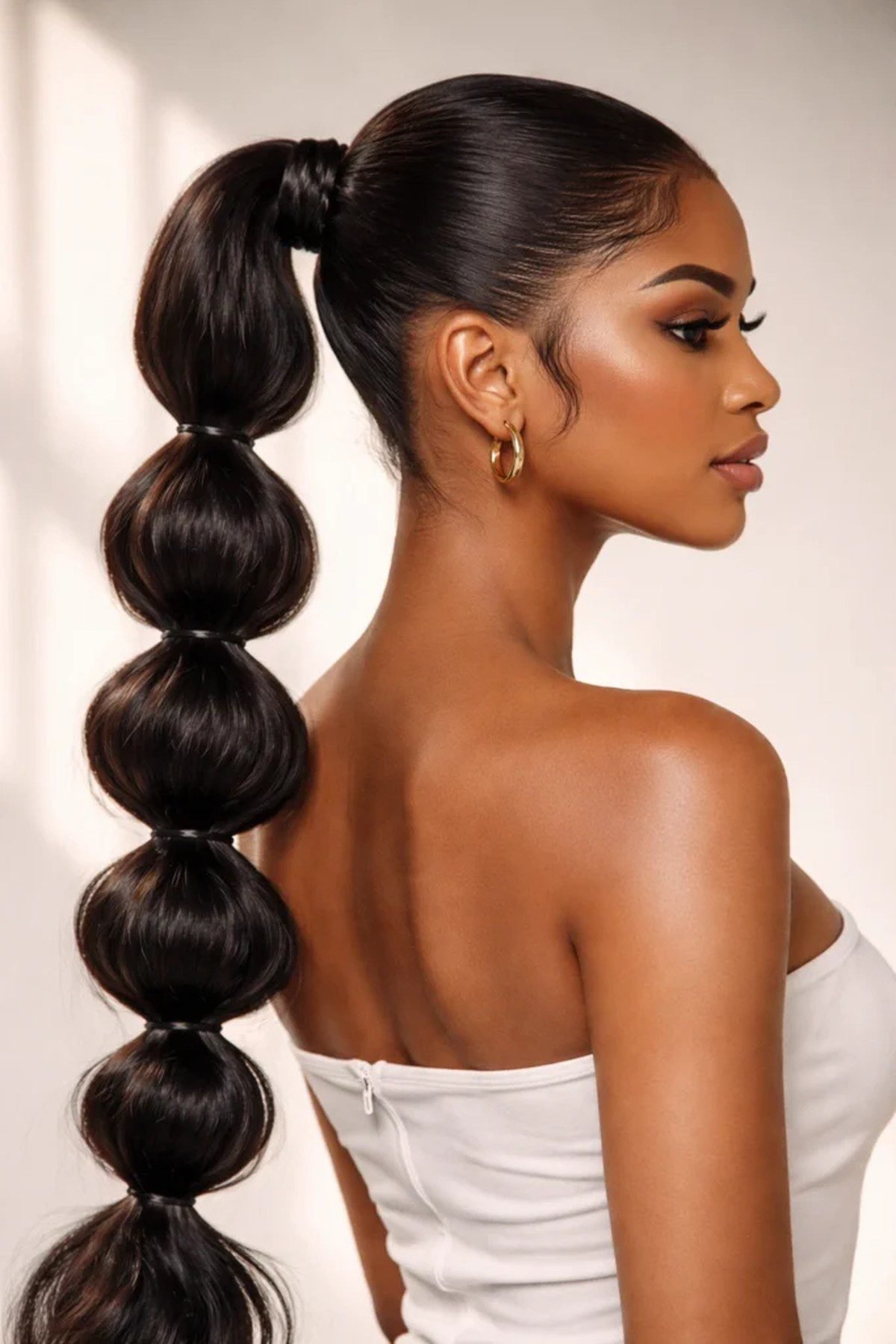 Bubble Ponytail hairstyle