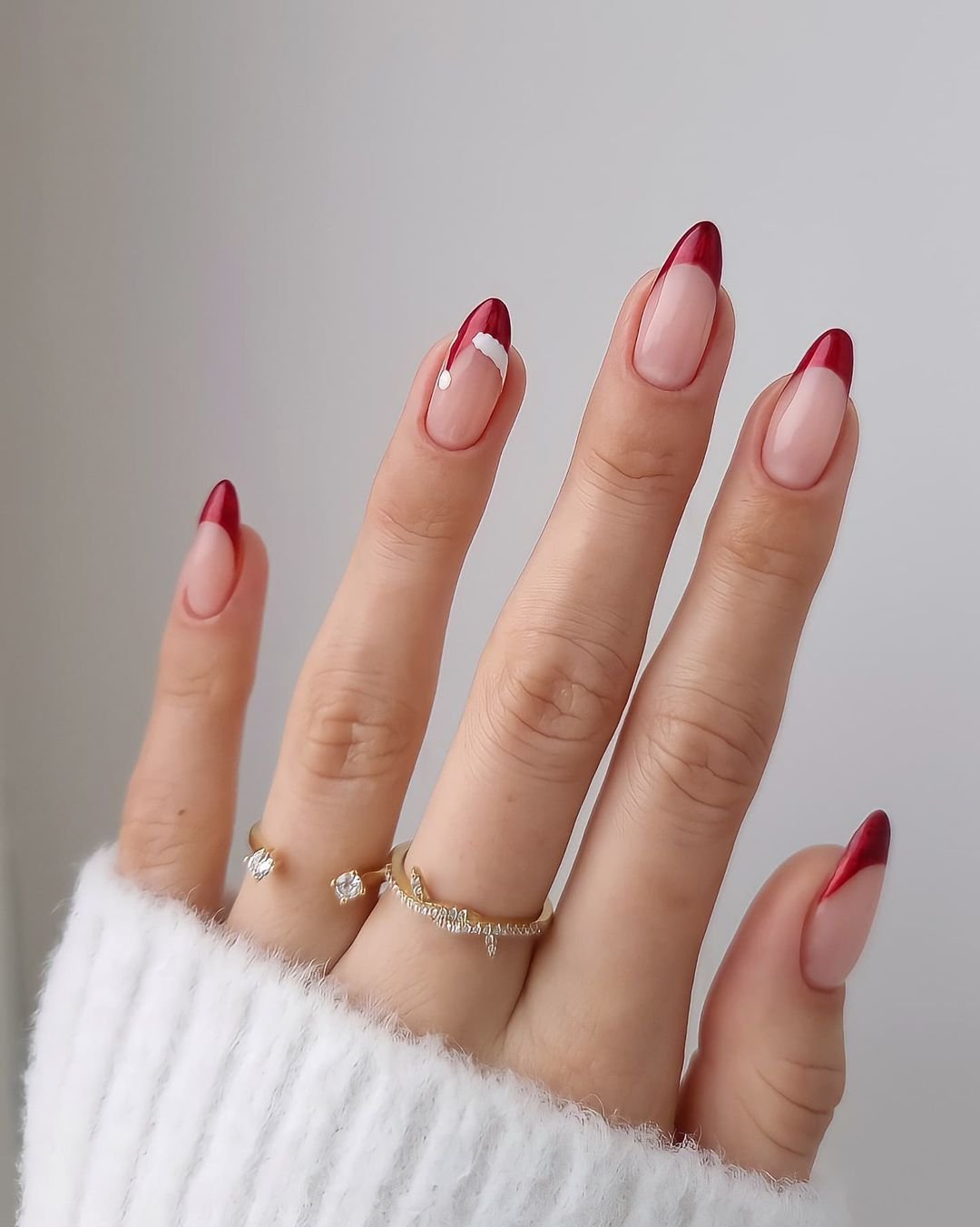 Classic Red Tips With a High-Gloss Finish