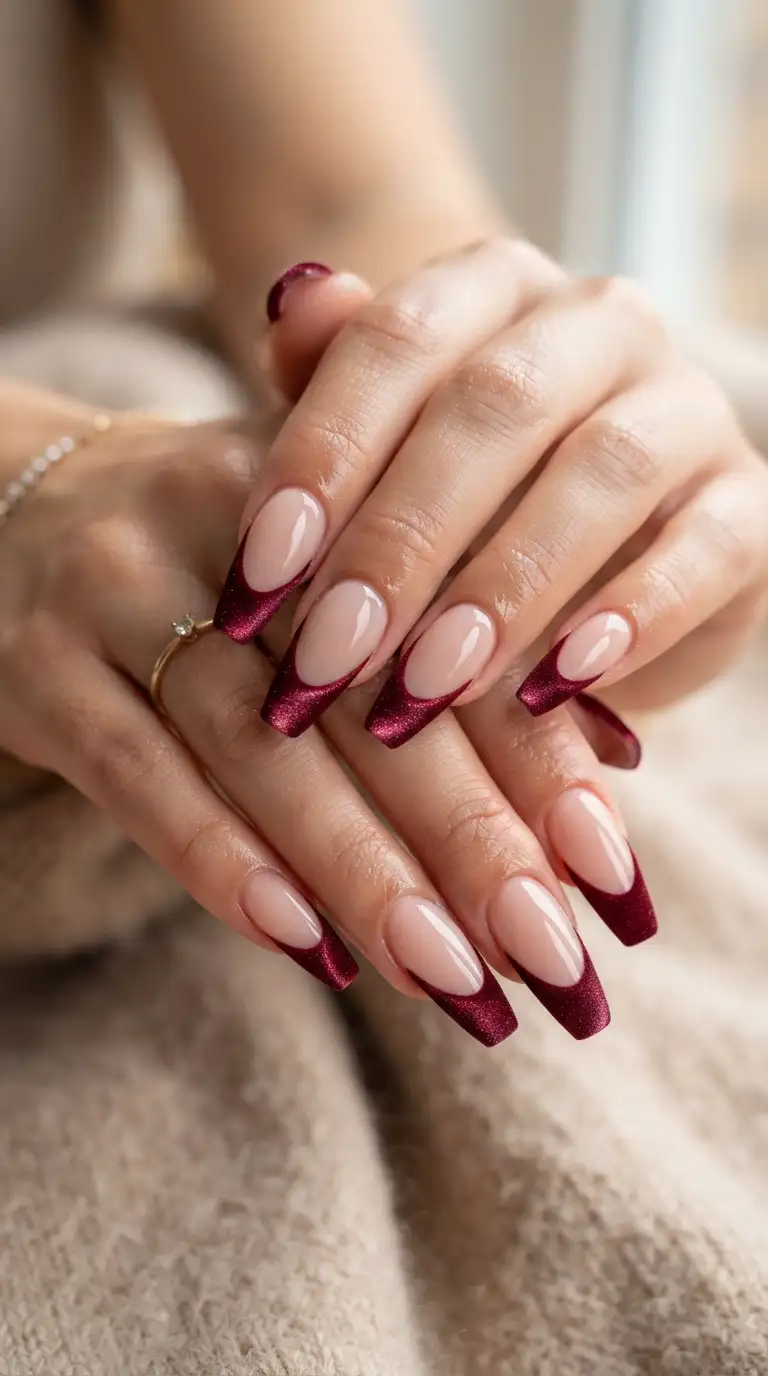 Red Velvet Matte Tips