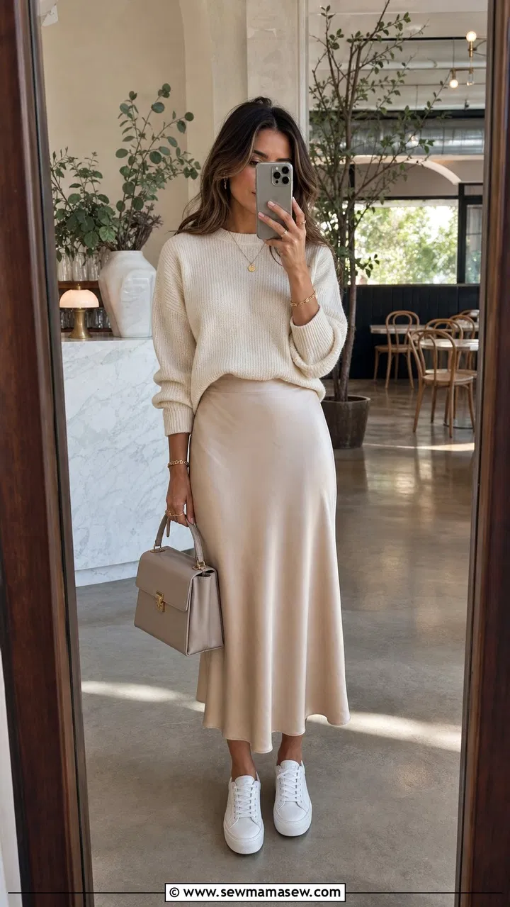 Blazer Dress + Opaque Tights - 20+ Fall Brunch Outfits