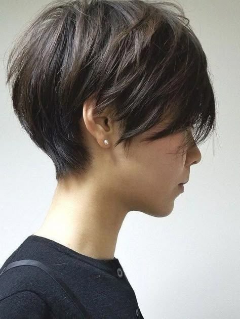 Bixie haircut with dimensional highlights