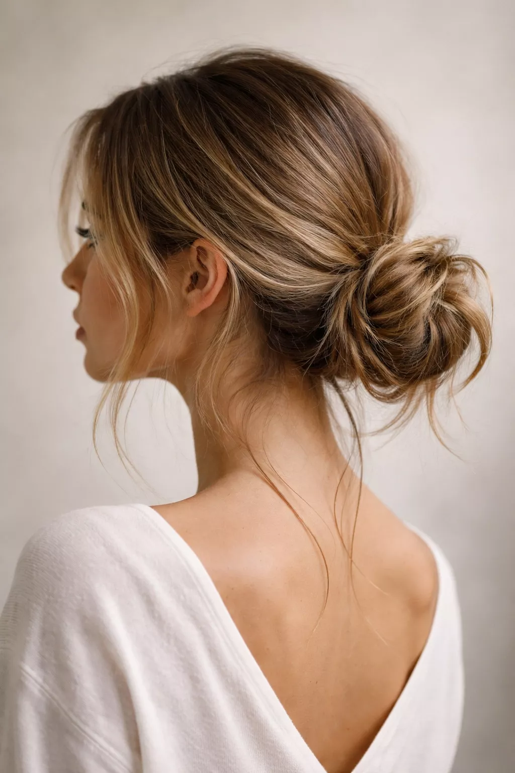 Messy Low Bun