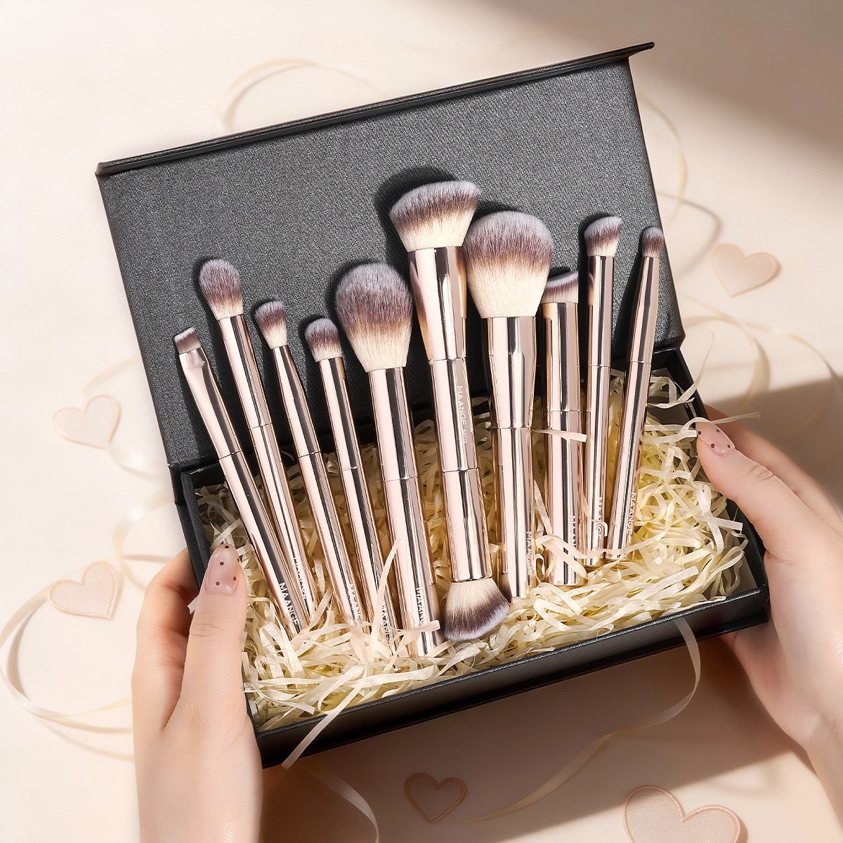 Luxury makeup brush set gift