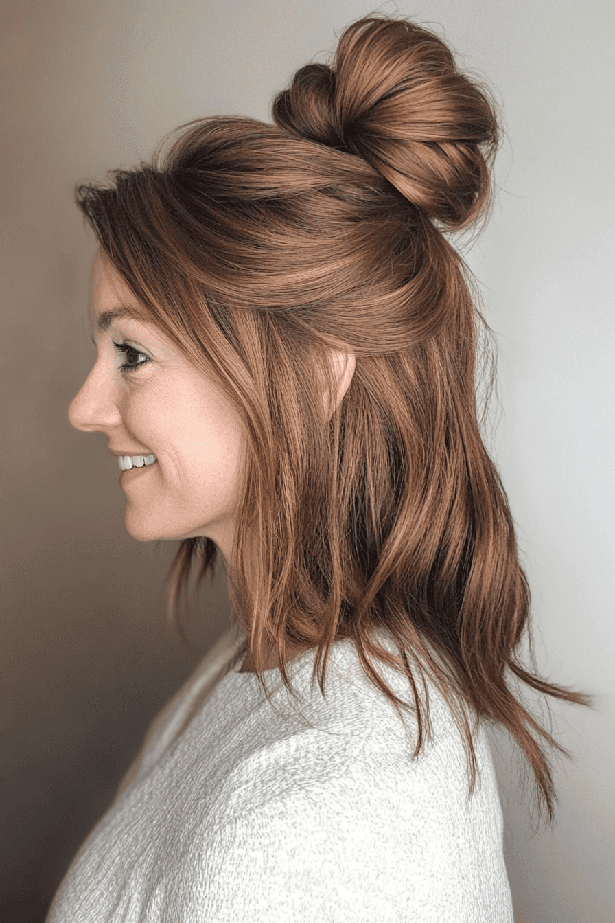 Half-Up Top Knot