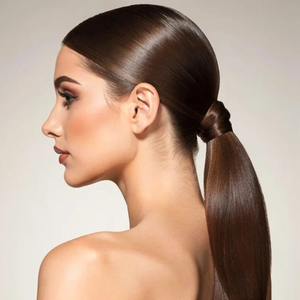 Sleek Low Ponytail hairstyle