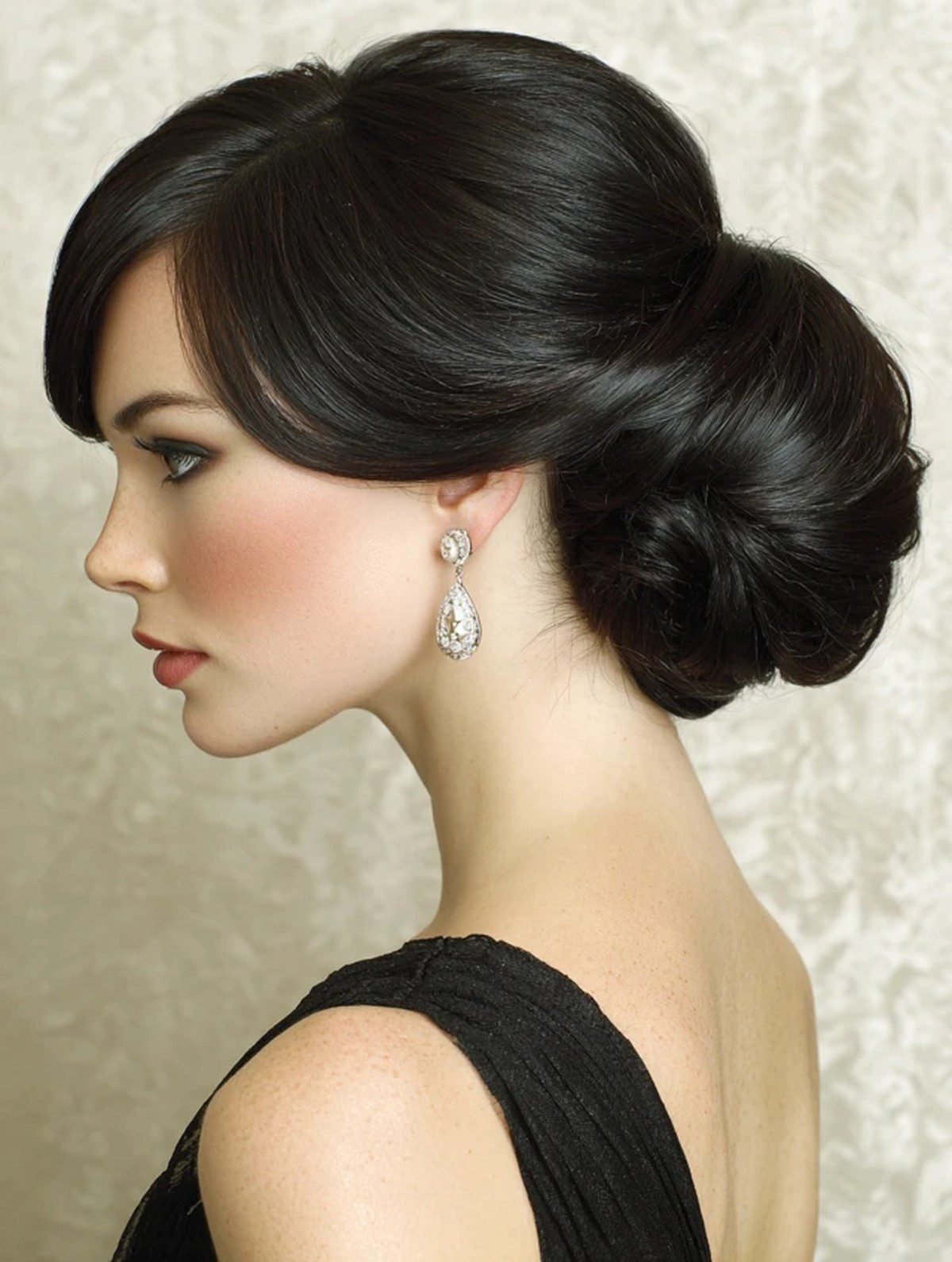 Twisted Low Chignon hairstyle