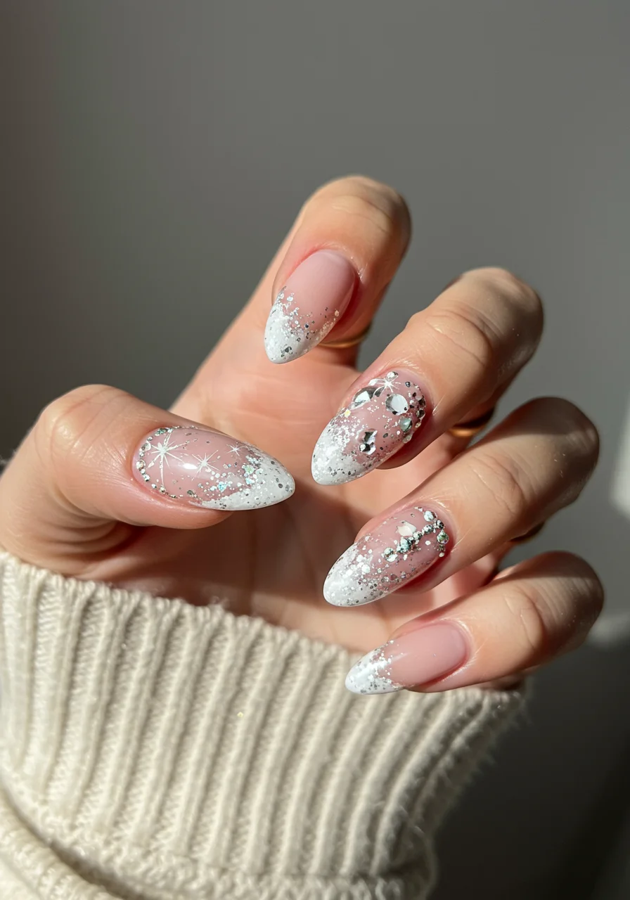 Frosted French Tips