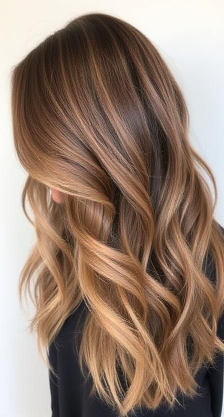 Caramel bronde hair