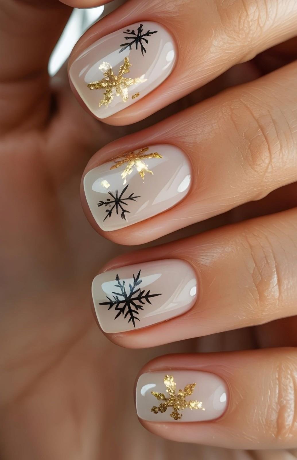 Minimalist Snowflake Accent