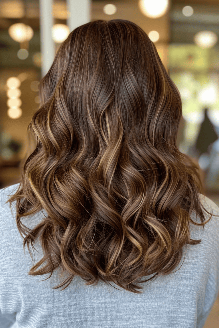 Chocolate bronde hair color