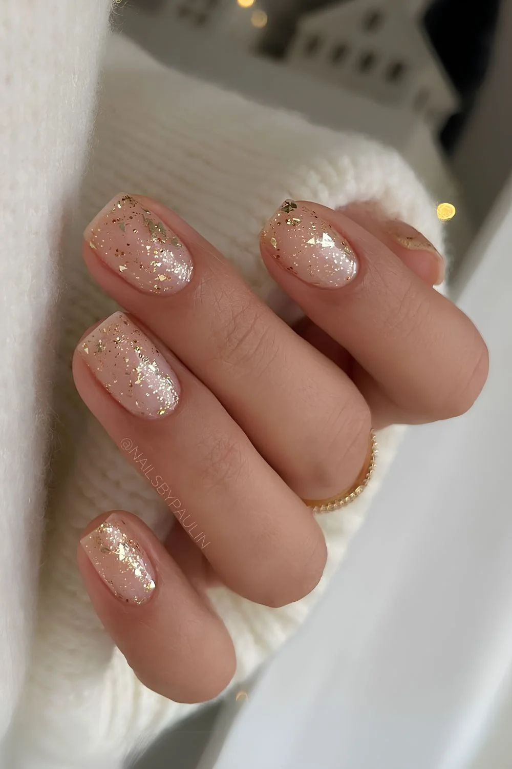 Gold Foil on Nude
