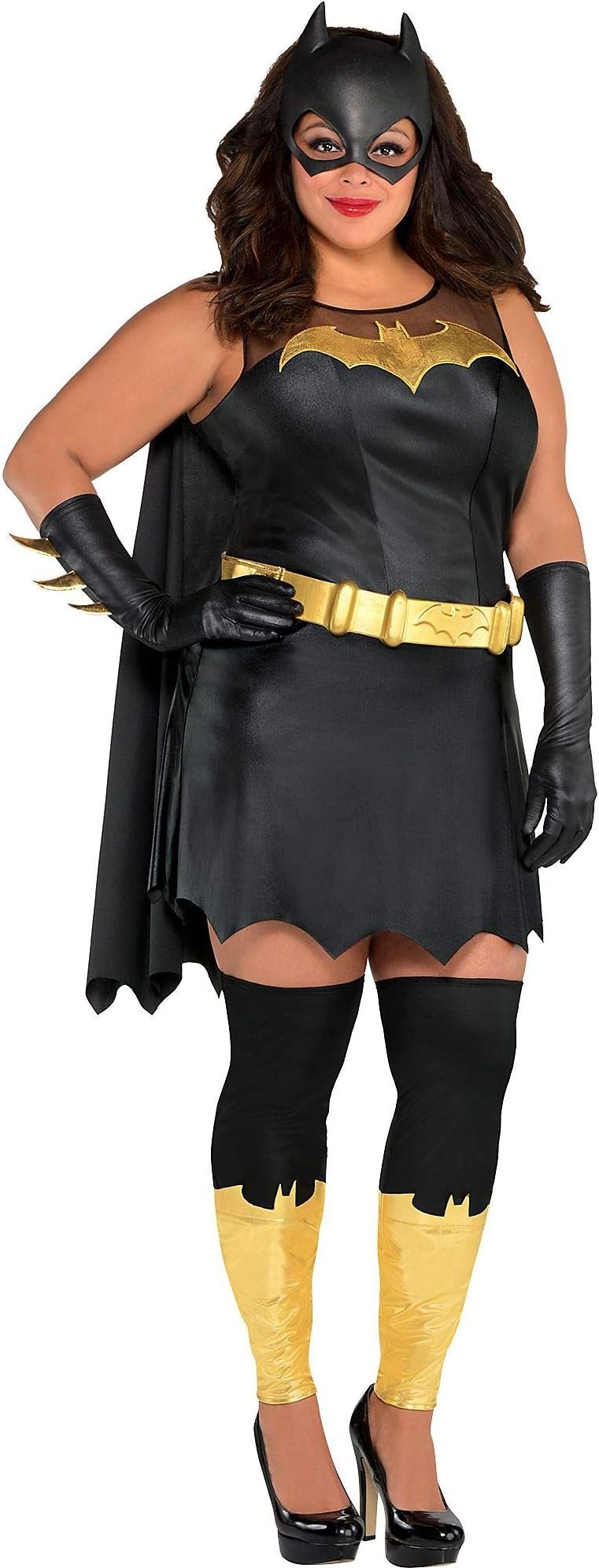 Plus size Batgirl superhero Halloween costume for curvy women