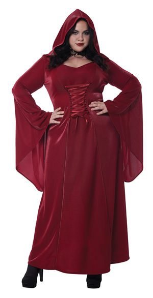 Vampire queen Halloween costume for curvy women