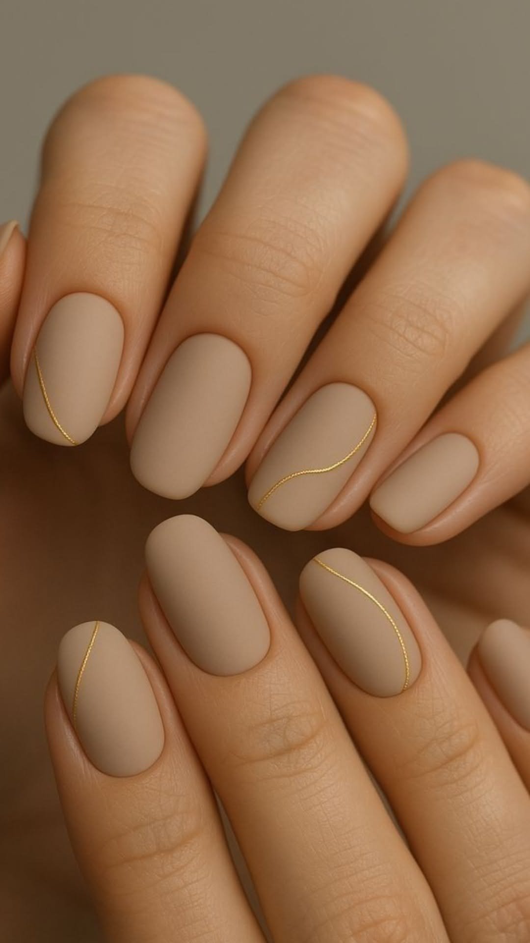 3. Taupe With Matte Top Coat