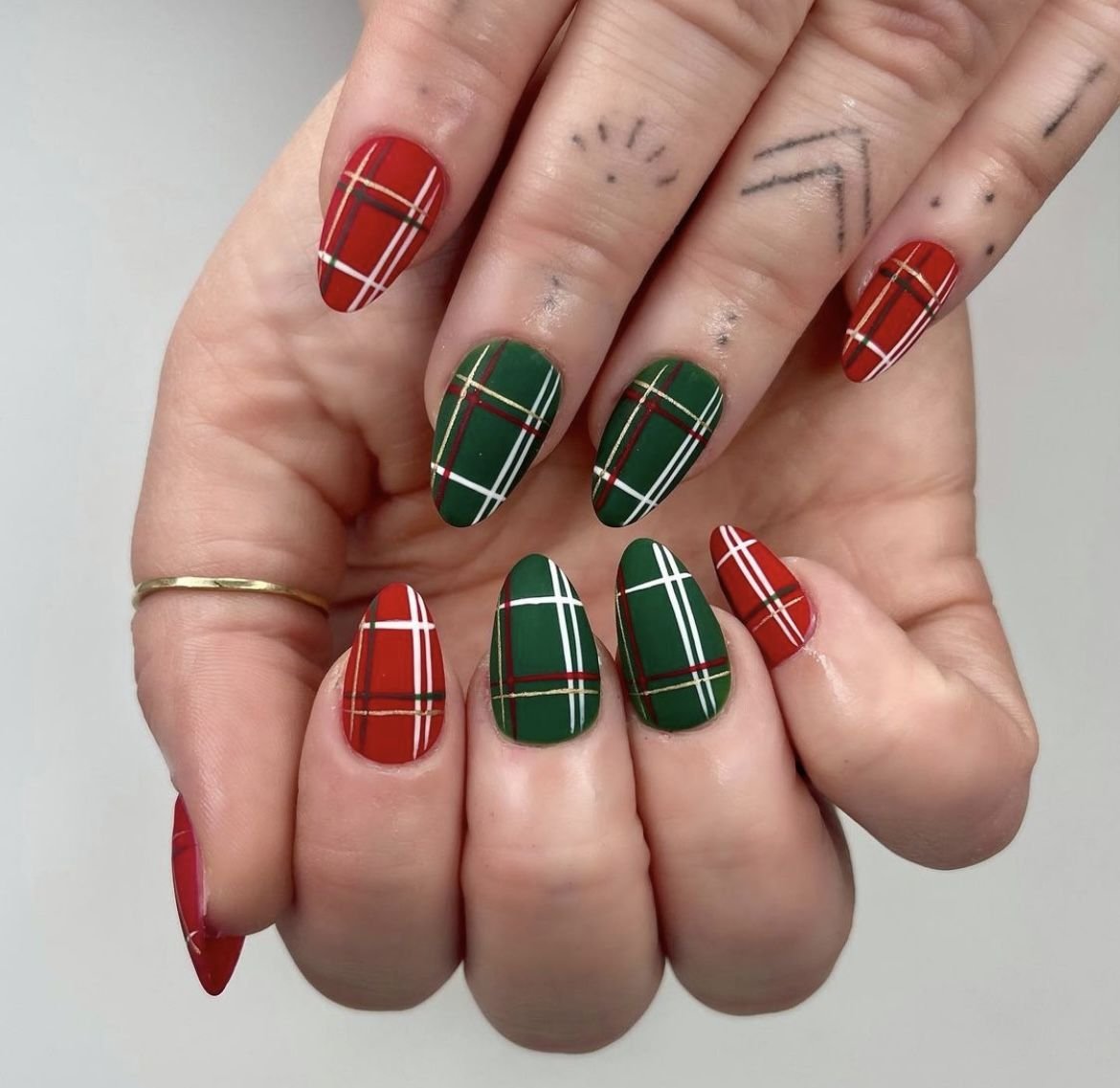 Red and Green Christmas Plaid