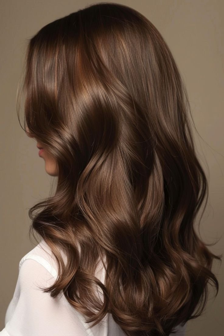 Chocolate brown hair