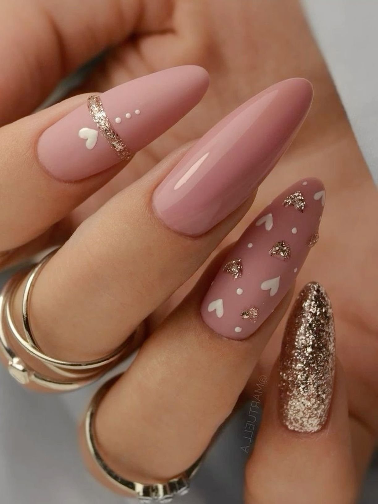 14. Dusty Rose With Tiny Heart