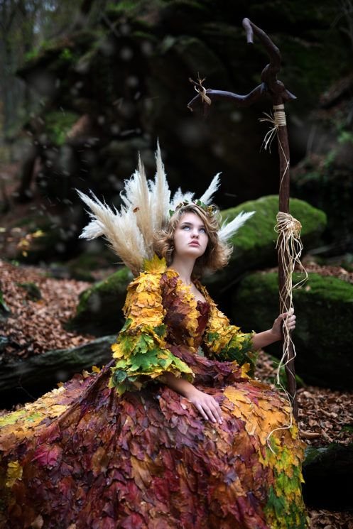 Witch of the woods Halloween costume for women over 40