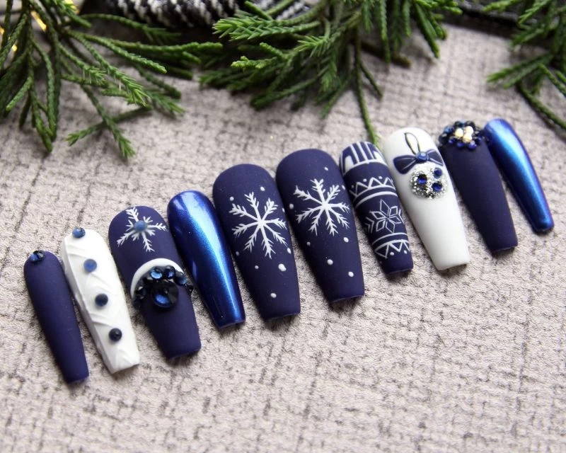 Icy Blue Fair Isle