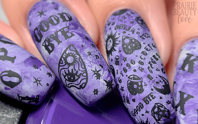 Ouija Board Inspired Nails