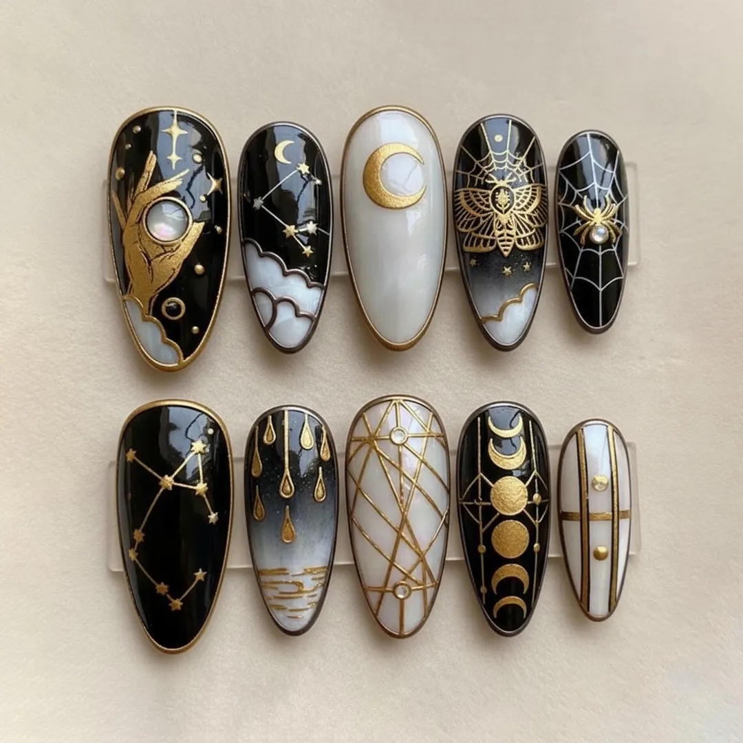 Tarot Card Nail Art