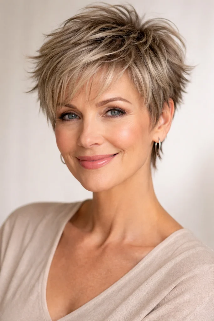 Soft pixie cut for fine hair - style idea 16