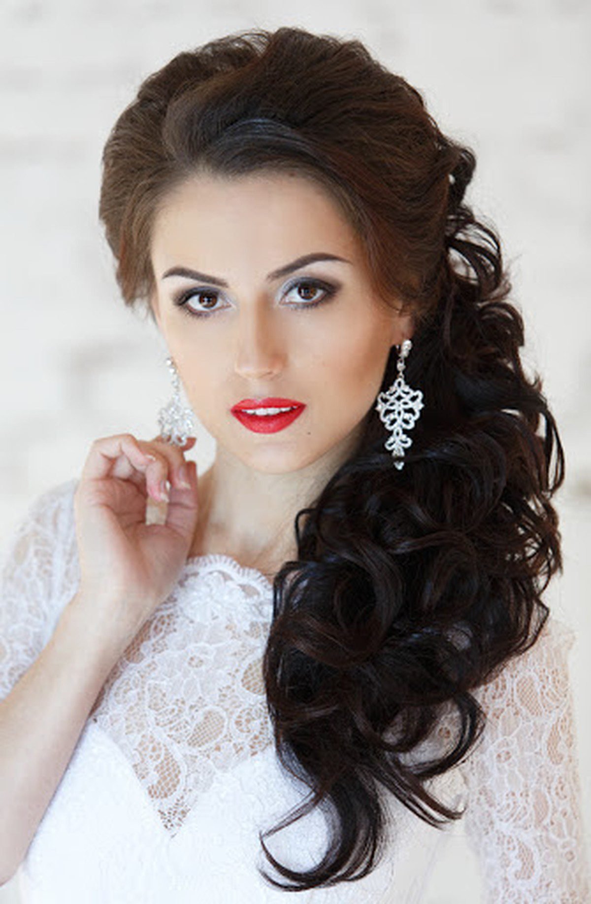 Side-Swept Updo hairstyle