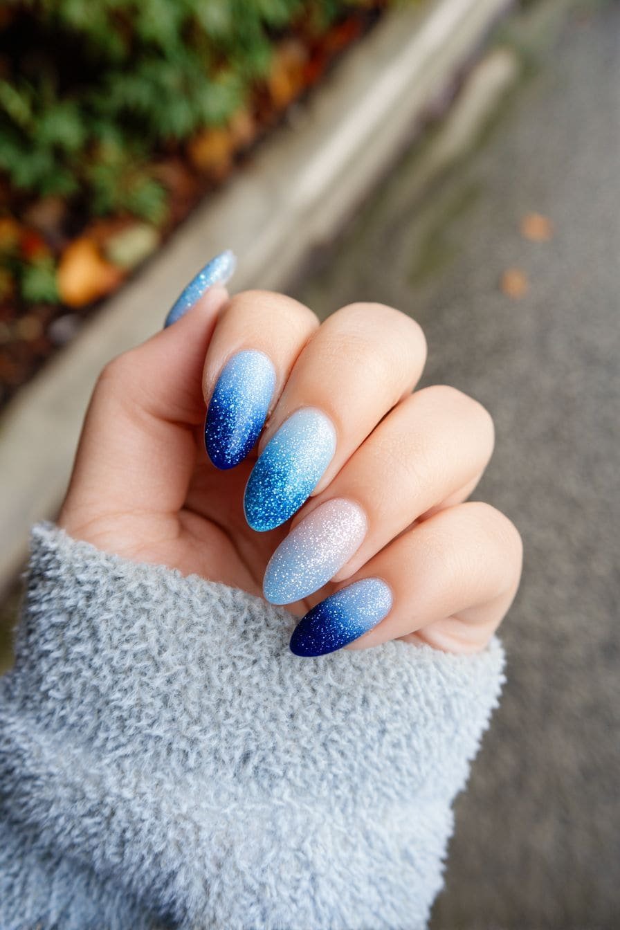 Icy Blue Ombré