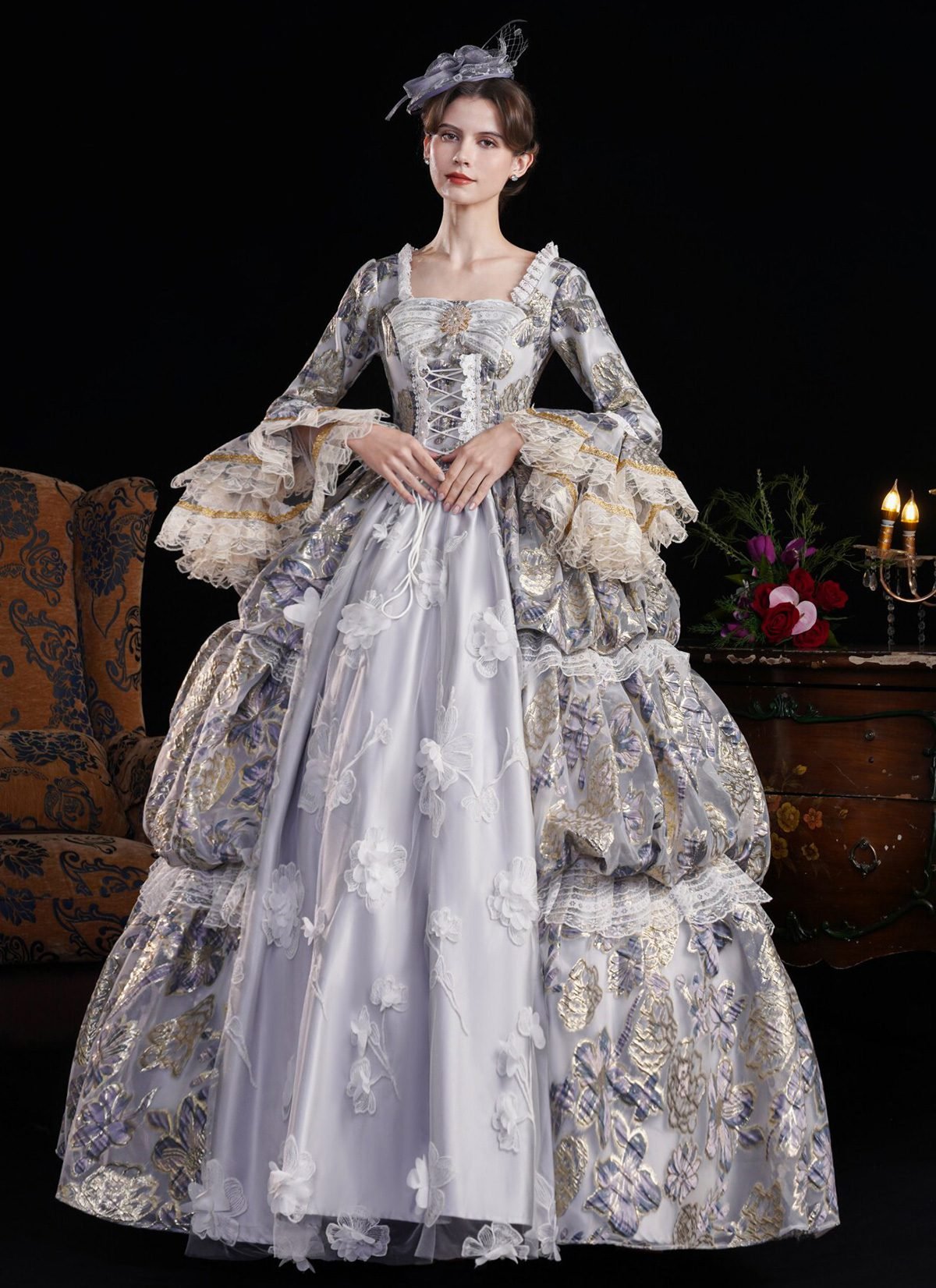 marie antoinette masquerade costume rococo