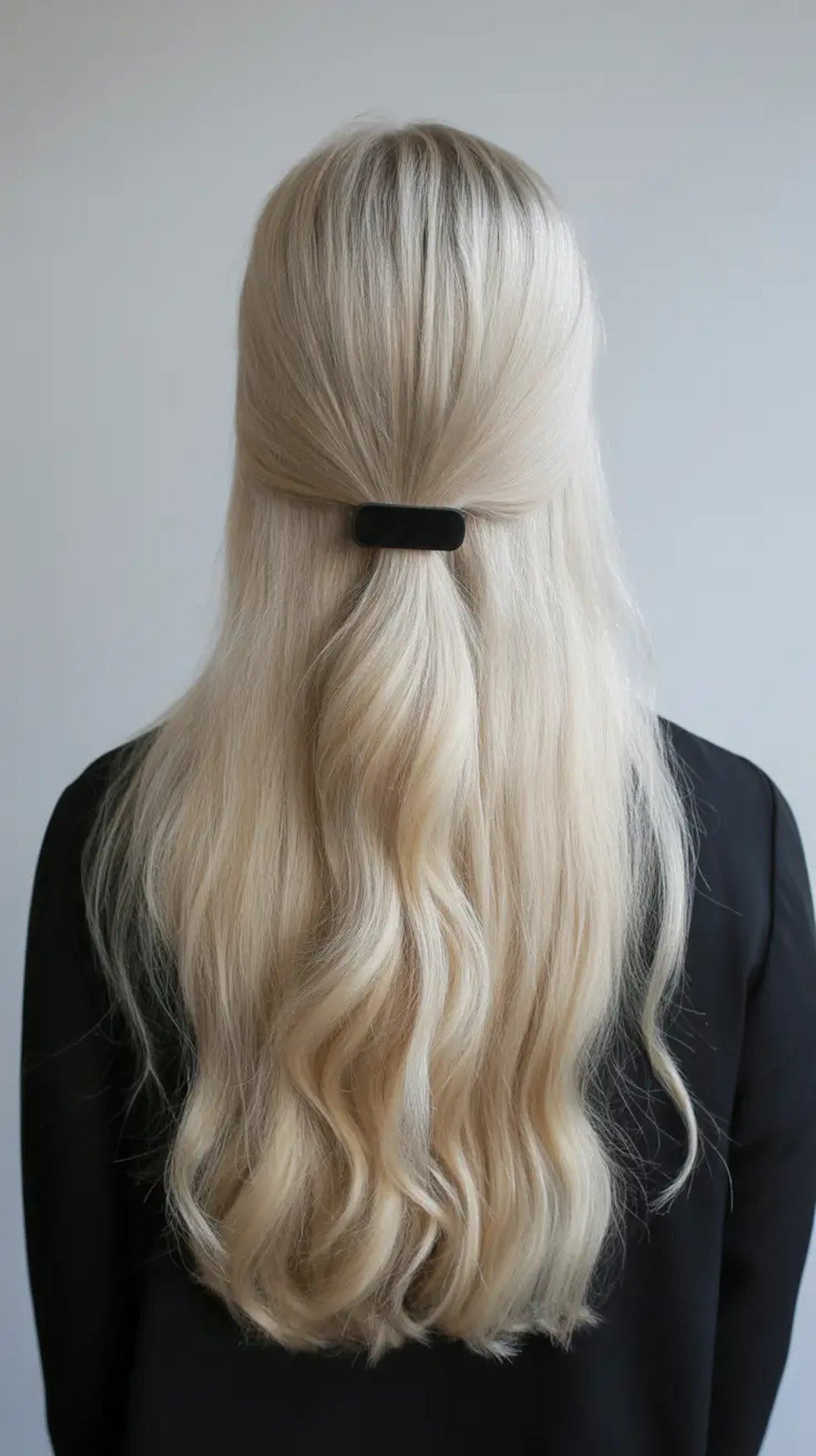 Half-Up Claw Clip hairstyle