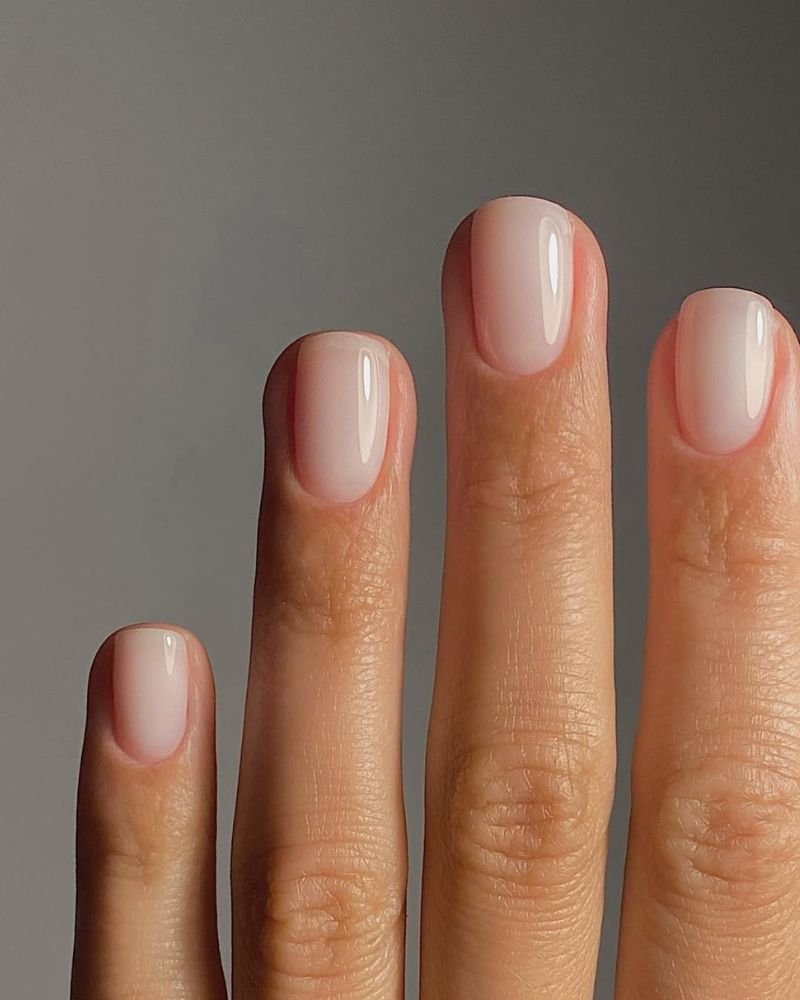 Soap nails, the ultimate natural nude manicure