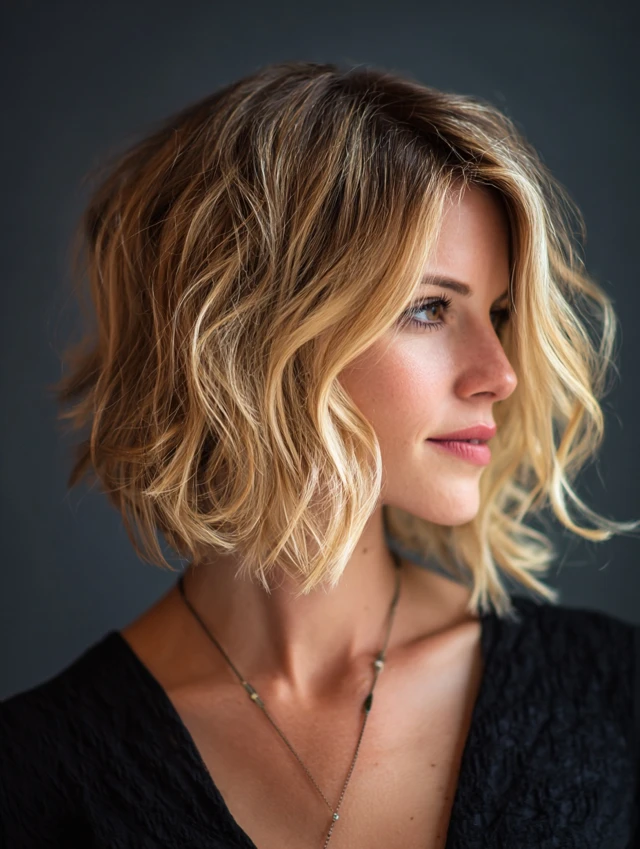 Textured Wavy Lob