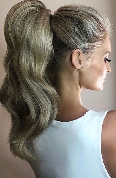 Root-Lifted Ponytail