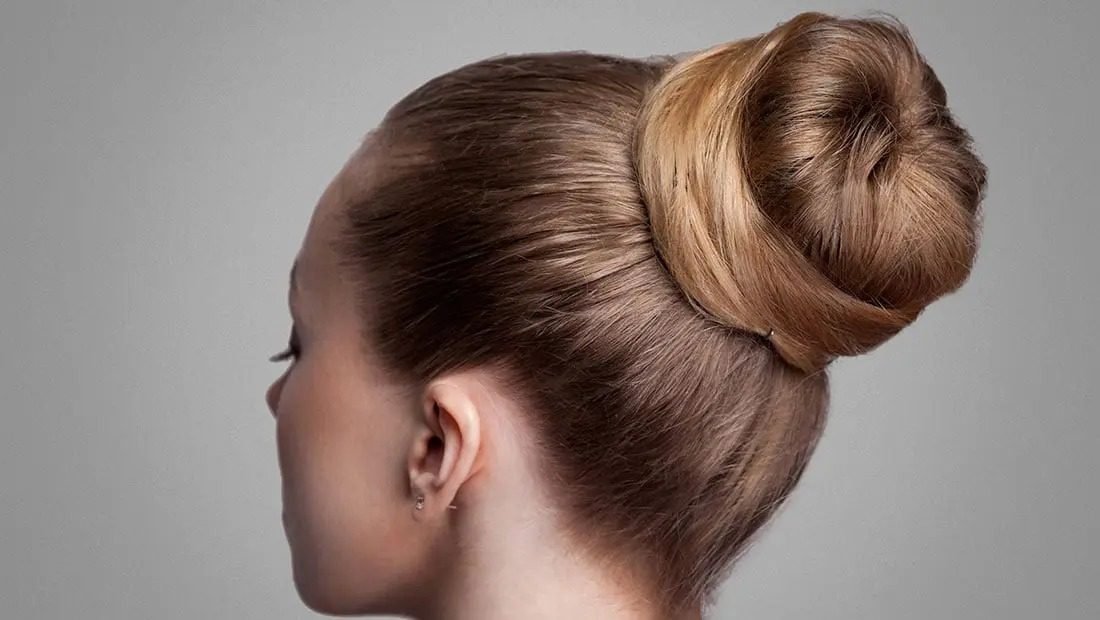 Backcombed Low Bun