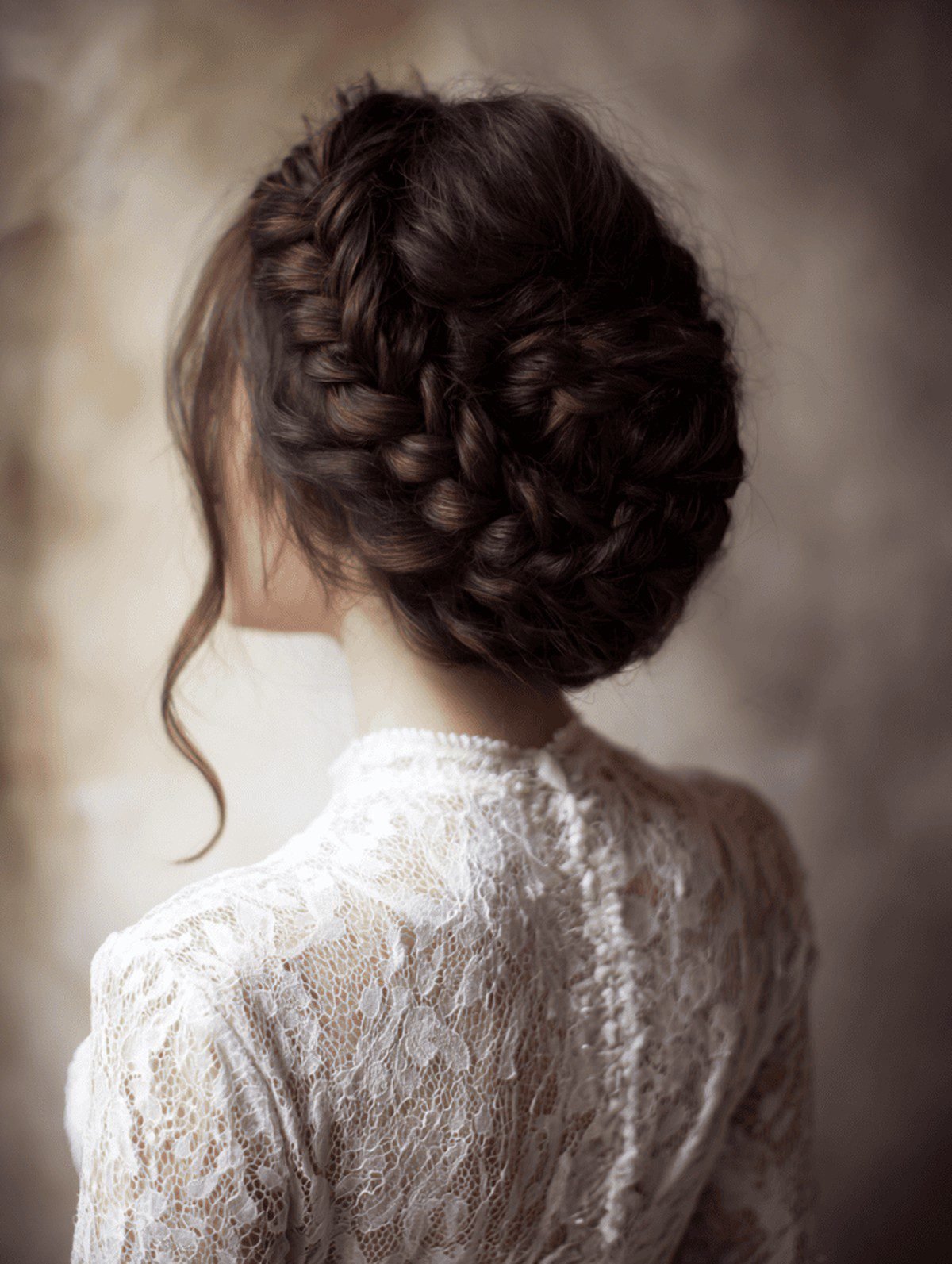 Lace Braid Chignon hairstyle