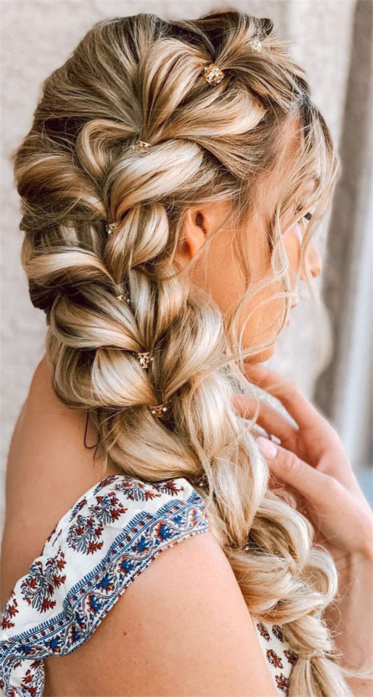 Pull-Through Braid Bun hairstyle