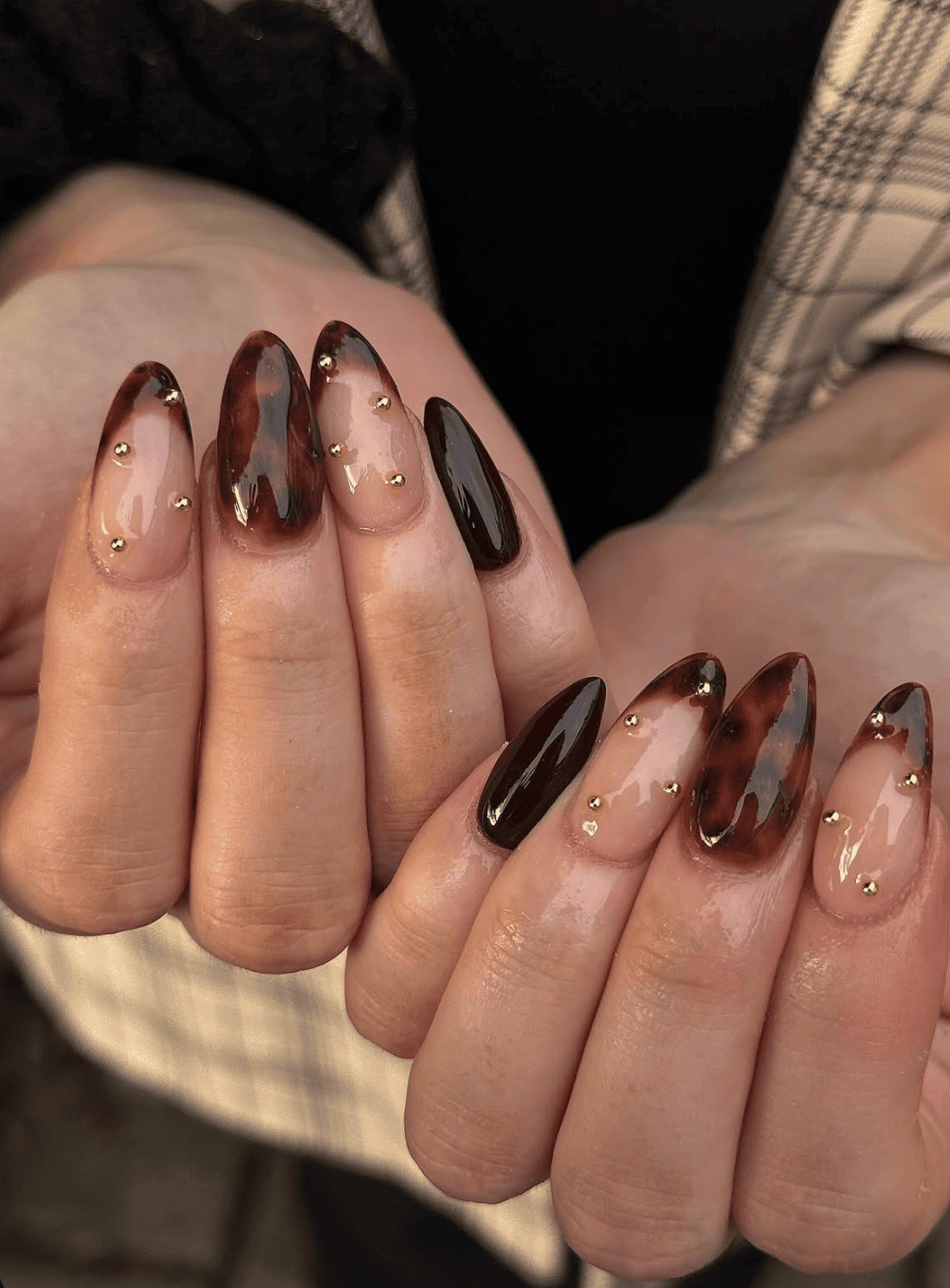 Tortoiseshell French Tips