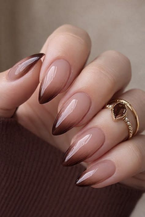 Mocha Ombré Tips