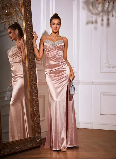 rose gold slip dress new years eve outfit