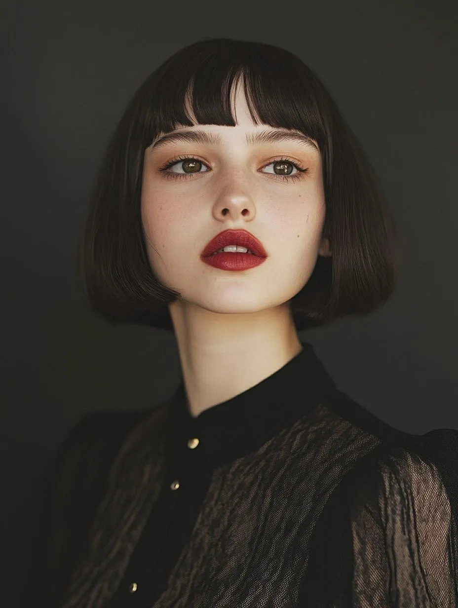 French bob haircut chic parisian