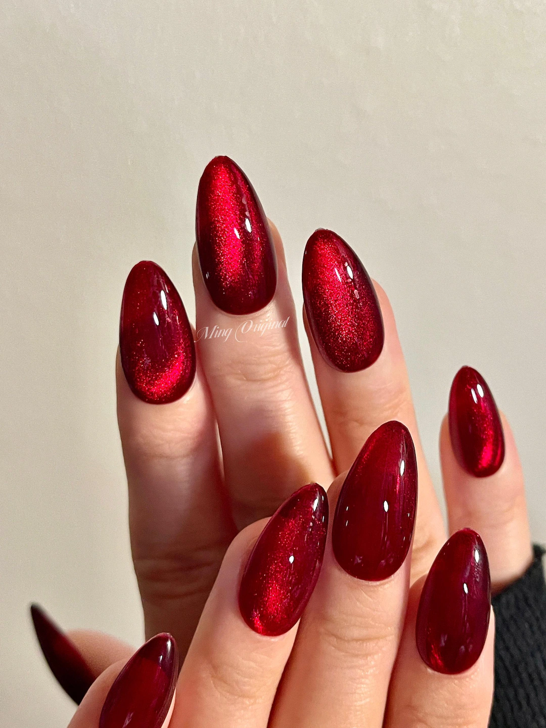 Red Velvet Magnetic Nails