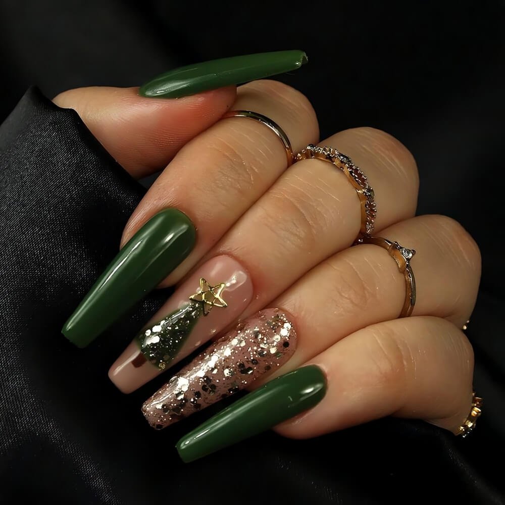 Charm Everybody With These 30 Breathtaking Fancy Emerald Green Nails – Explore Trending