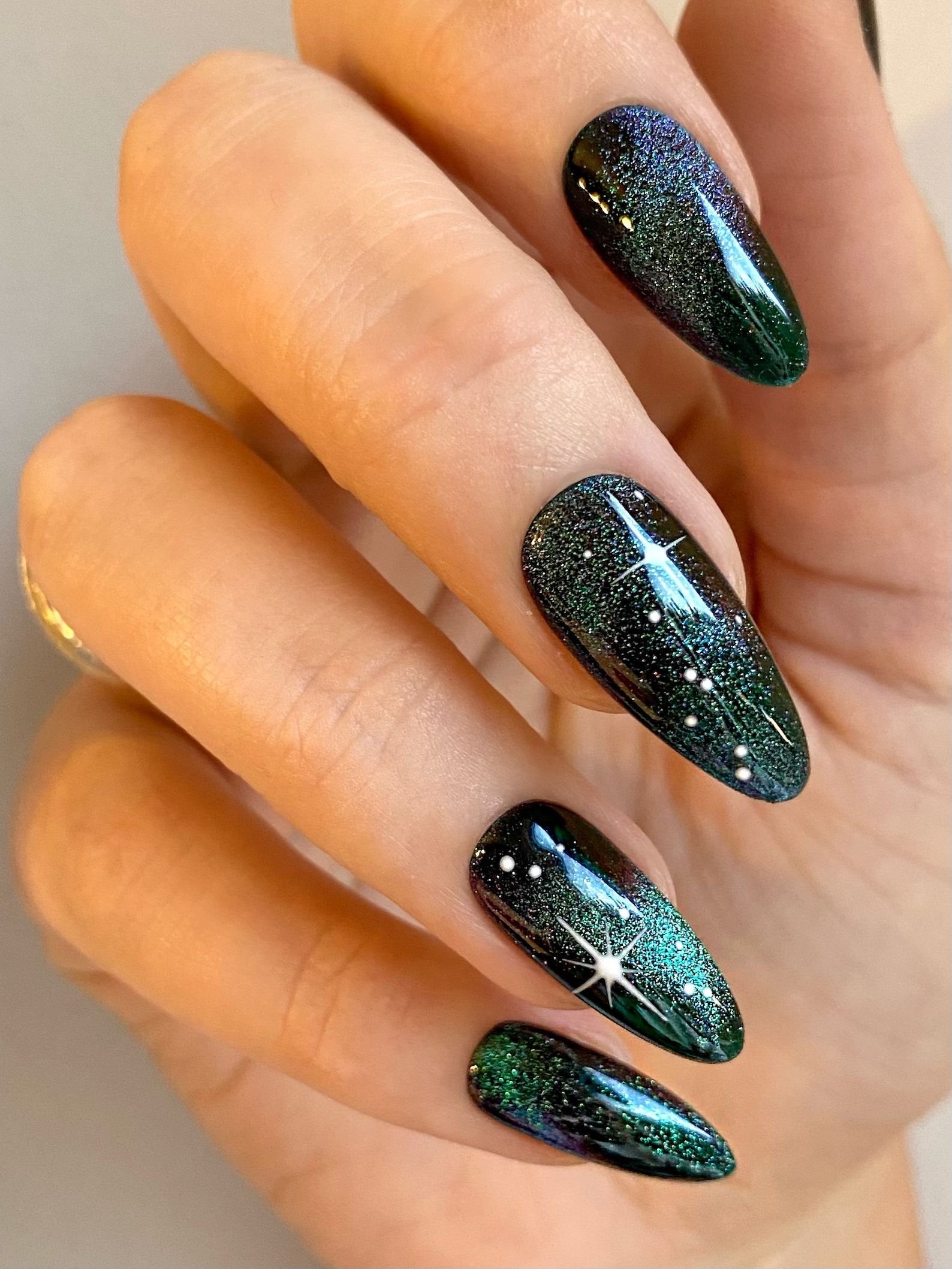 Black and Gold Celestial