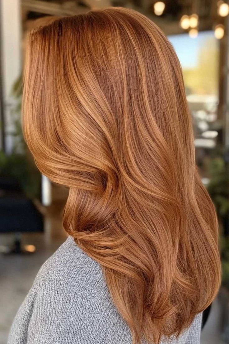 Golden cowboy copper hair color