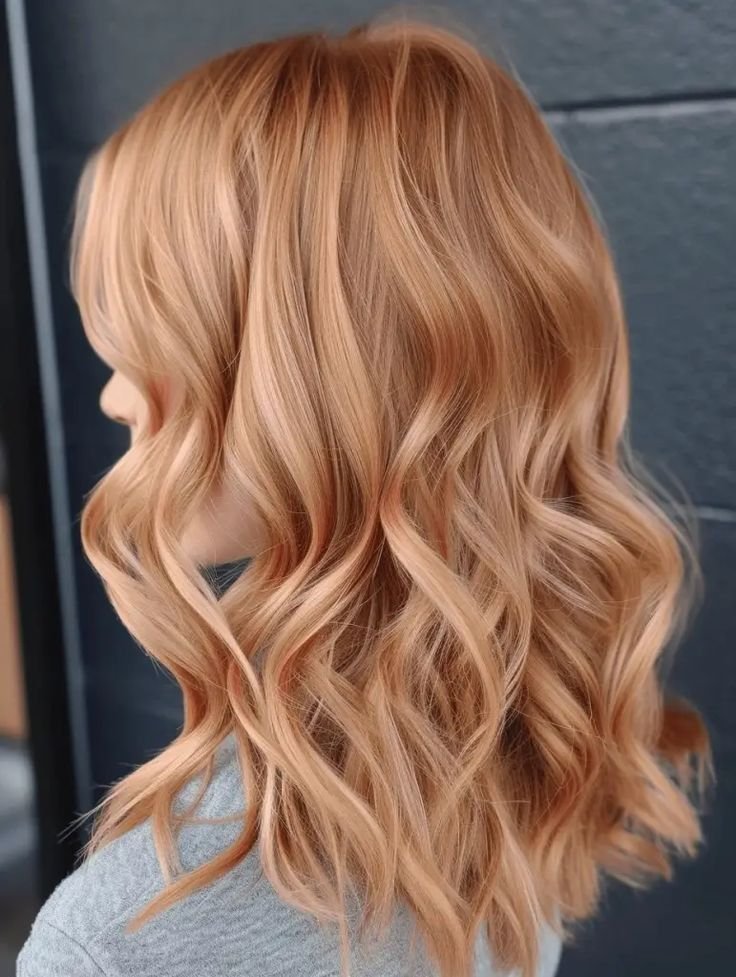 Light cowboy copper hair color