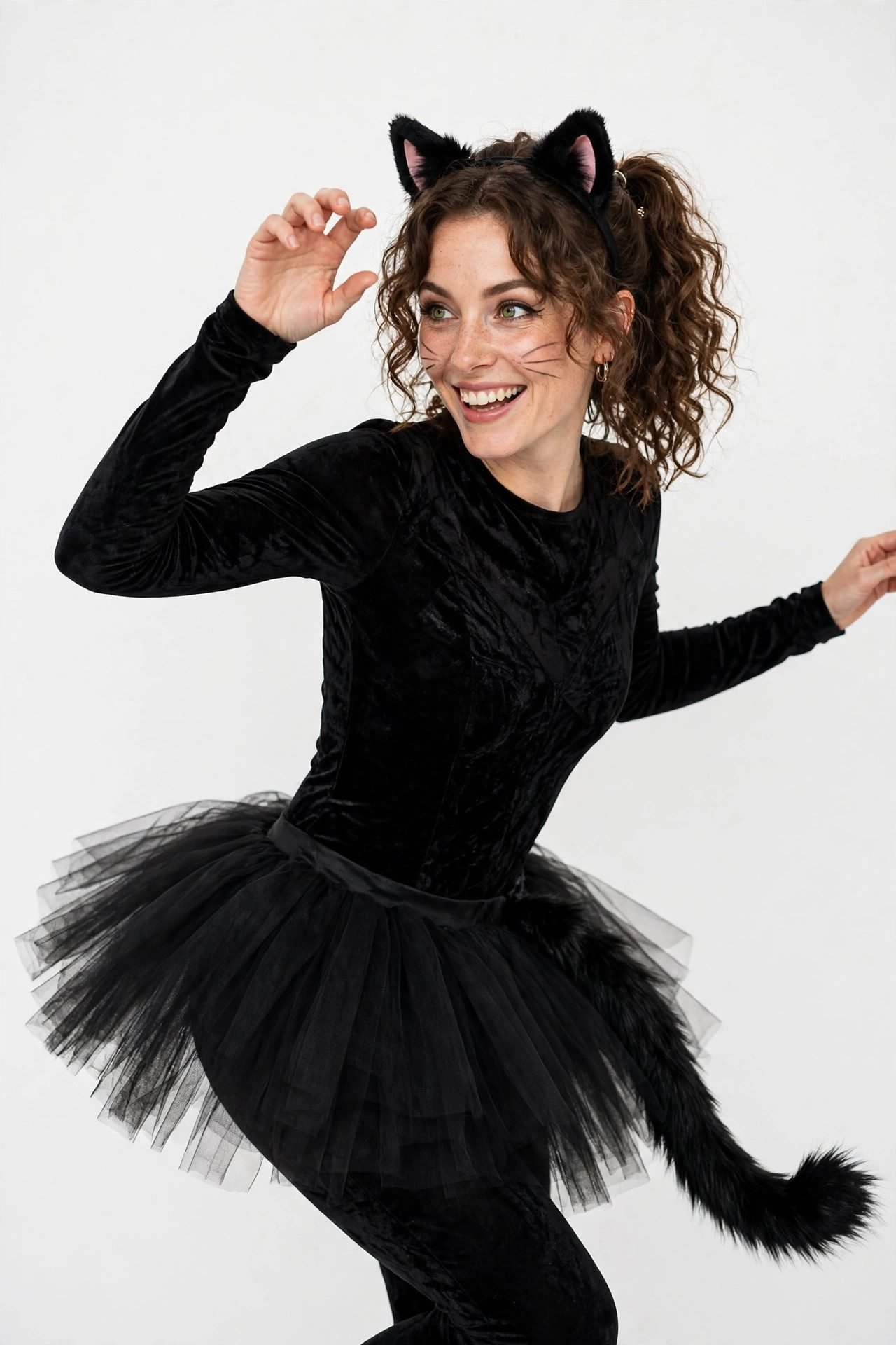 Black cat tutu Halloween costume